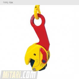 FBK | Special lifting clamp for handling and vertical in-position lifting of beams | 1.000 - 3.000 kg