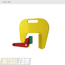 TBC /  TBC-A lightweight clamp with pressure resistant plastic cam for vertical concrete pipe lifting